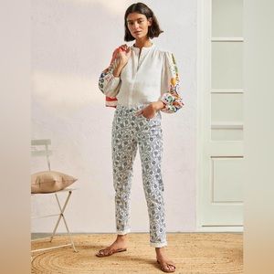 Boden women’s girlfriend jeans- opulent garden 8L